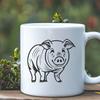 Creative Standing Pig Printable Artwork