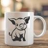 Free Pig In PDF And PNG