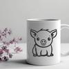 Cute Pig - For Glowforge Project