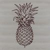 Beautiful Fruit Vector Graphic A high-quality SVG illustration of a pineapple, ideal for digital crafting and design projects.