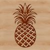 Vector Pineapple Graphic Design High-quality vector representation of a pineapple fruit, ideal for use in digital artwork and graphics.