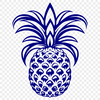 Artistic Pineapple In DXF - Free Download