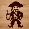 A vector illustration of a pirate character, suitable for commercial or personal use in various creative projects.