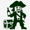 A free vector graphic of a swashbuckling pirate character.