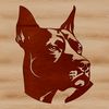 A detailed vector illustration of a Pitbull's head, suitable for various design applications.