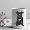 Stunning Sitting Pitbull - SVG