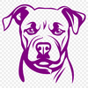 Free Unique Pitbull Template SVG - Commercial Use