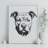 Free Pitbull - Laser Cutter PNG