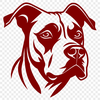 Unique Pitbull SVG, PNG, PDF And DXF Files