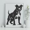 Beautiful Pitbull In SVG, PNG, PDF And DXF File Formats - Free