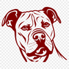 Free Beautiful Pitbull - Free SVG Download, Commercial Use