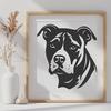 Beautiful Pitbull - For Cricut Project