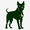 Beautiful Standing Pitbull - SVG Digital File