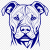 Stunning Pitbull In DXF For Free Download