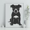 Unique Pitbull Vector Drawing DXF - Free Download