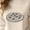 Delicious Digital Pizza A digital illustration of a classic pizza with various toppings.