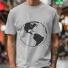 Vector Earth Icon A 2D representation of the planet Earth in vector format.