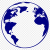 Planet Earth SVG Design A detailed illustration of the planet Earth in various formats available for digital design, including vector art.