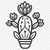 Desert Plant SVG For Download - Free Commercial Use License