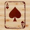 A detailed illustration of the Ace of Spades playing card in a vector format.