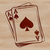 Free SVG Playing Cards Clip Art Vector illustration of playing cards, including the ace of spades, for digital design and craft projects.