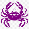 Unique Crab Vector Drawing