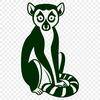 Unique Lemur In DXF Free Commercial Use Download