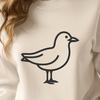 Sea Gull In SVG, PNG, PDF And DXF Formats