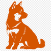 Artistic Shiba Inu Vector Art - Free SVG