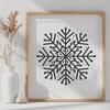 Artistic Snowflake DXFs - Free Download