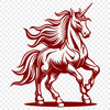 Creative Unicorn SVG, PNG, PDF And DXF Files