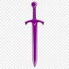 A medieval-style sword with a long blade and handle, suitable for cutting machine designs.