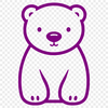 Unique Polar Bear SVG, PNG, PDF And DXF Files