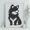 Artistic Pomeranian In SVG - For Free Download, Commercial Use