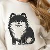 Artistic Pomeranian DXF