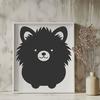 Pomeranian Decal In SVG File Format For Free Download