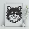 Creative Pomeranian - Vinyl DXF