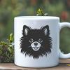 Stunning Pomeranian - Cricut PNG