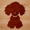 Poodle Vector Graphic Free Download A sitting poodle, suitable as clip art for various design projects.
