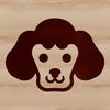 Poodle Head Silhouette A simple line drawing of a poodle's head, ideal for crafting and DIY projects.