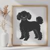 Poodle Illustration In SVG, PNG, PDF And DXF Formats