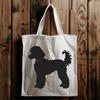 Beautiful Standing Poodle Clipart