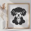 Creative Poodle In DXF Free Commercial Use Download