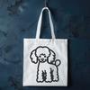 Standing Poodle PNG - Vector Drawing For Commercial Use