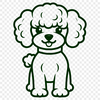 Free Unique Poodle Printable Image