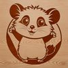 Cute Possum Illustration SVG Vector Graphic A high-quality SVG vector graphic design featuring a possum illustration.