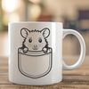 Cute Possum Illustration A free SVG illustration of a possum animal, suitable for various design projects.