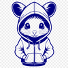 Possum animal illustration in vector format.