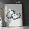 Free Potato Vector Graphic An SVG graphic representation of a potato, suitable for digital design and cutting templates.