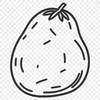A stylized illustration of a potato with detailed texture.